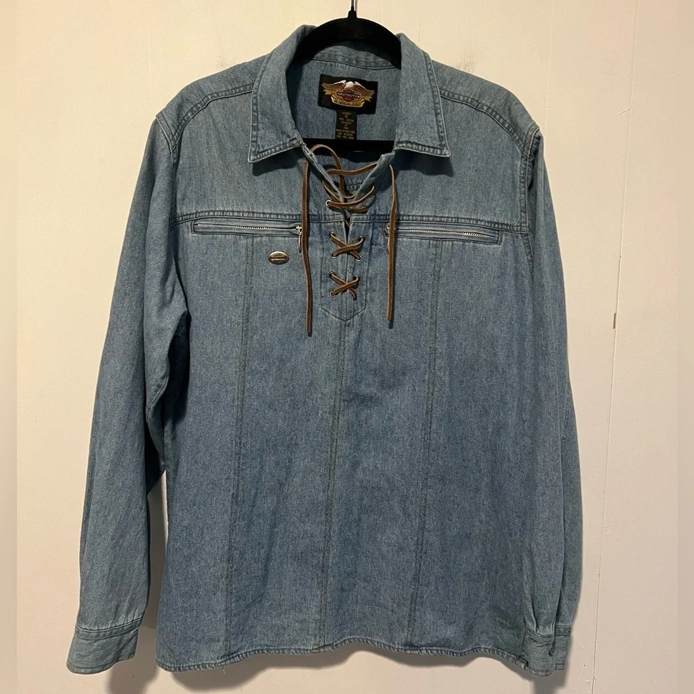 Harley Davidson An American Legend Ladies Long Sleeve Shirt T29* 42525
